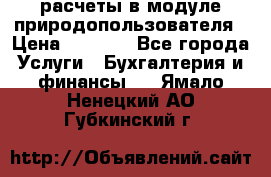 расчеты в модуле природопользователя › Цена ­ 3 000 - Все города Услуги » Бухгалтерия и финансы   . Ямало-Ненецкий АО,Губкинский г.